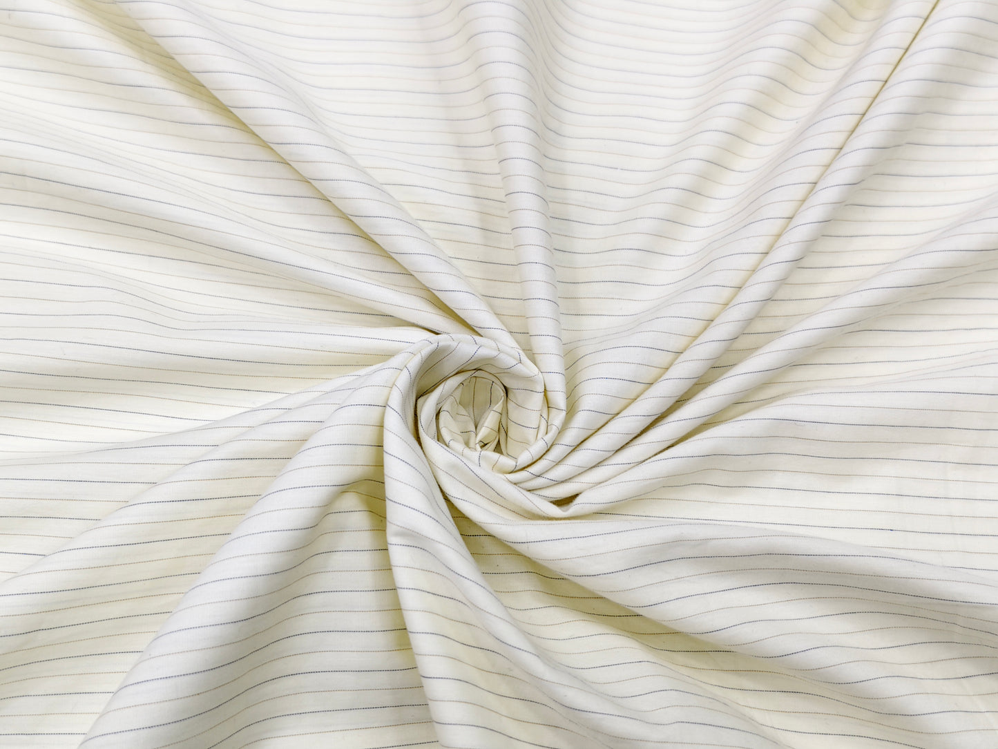 Arvind 100% Superfine Premium Cotton Shirting Fabric (Yellow, Striped)