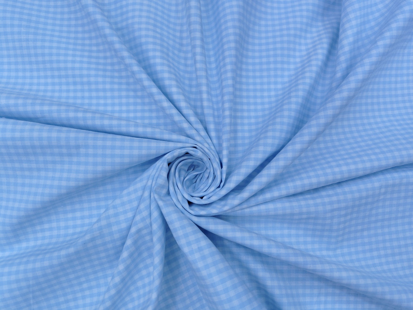 Solino 100% Cotton Shirting Fabric (Blue, Checks)