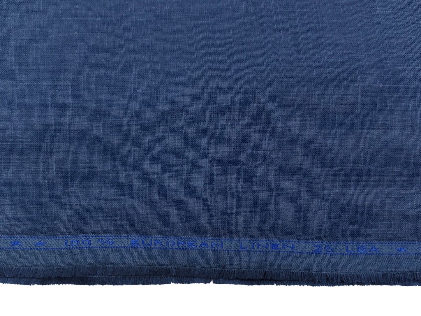 100% Pure European Linen 25 LEA Suiting Fabric (Pastel Blue, Plain )