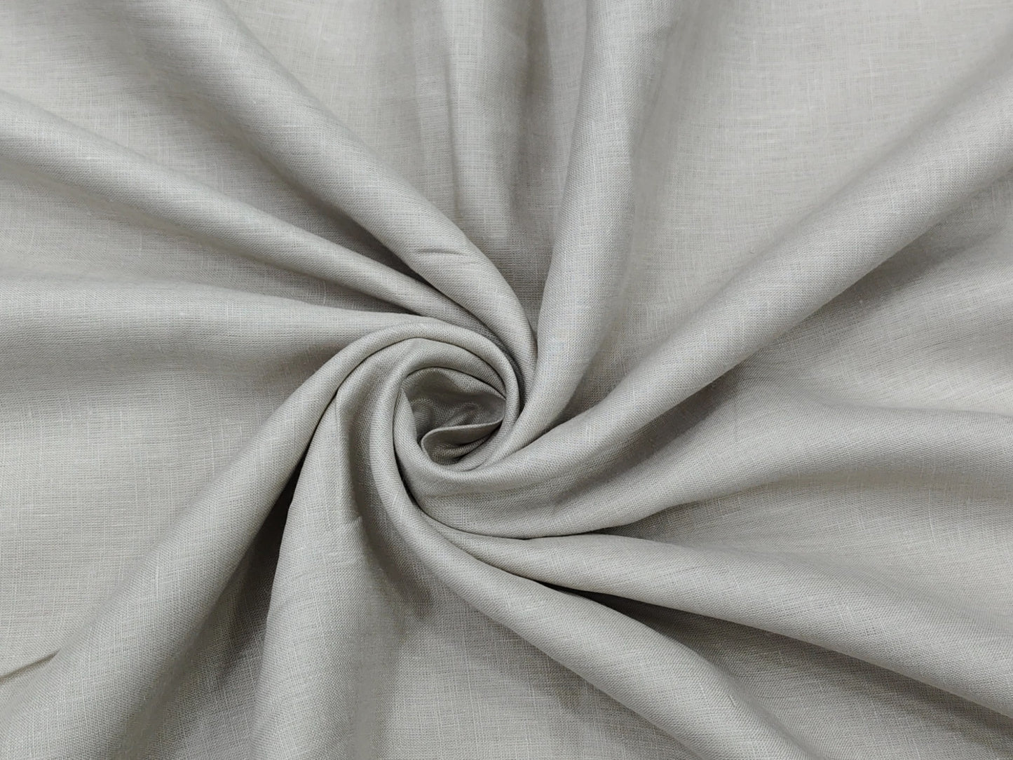 100% European Linen 60 LEA Shirting Fabric (Classic Beige, Plain )