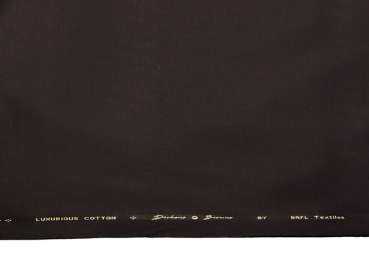 Dickens & Browne 100% Cotton Stretch Suiting Fabric (Maroon, Textured)
