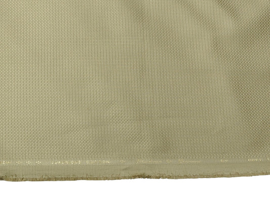 Dickens & Browne Hill View 100% Cotton Stretch Suiting Fabric (Soft Gold, Textured)