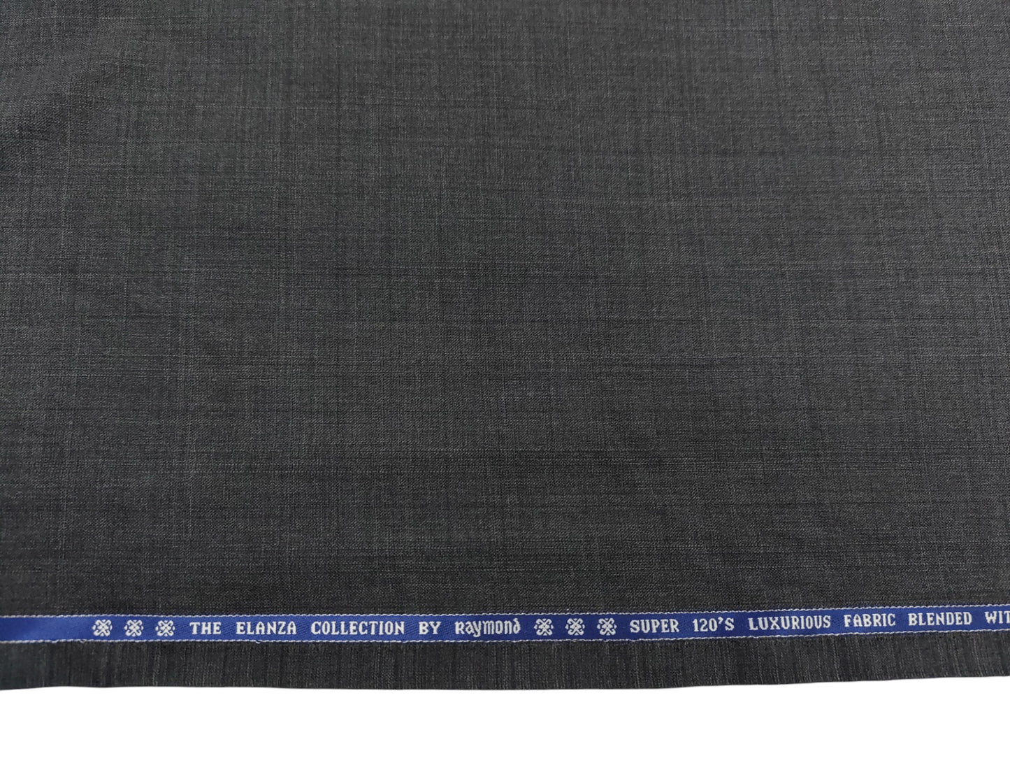 Raymond The Elanza Collection 70% Wool Super 120's Suiting Fabric (Gray, Self Design)