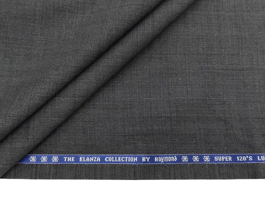 Raymond The Elanza Collection 70% Wool Super 120's Suiting Fabric (Gray, Self Design)