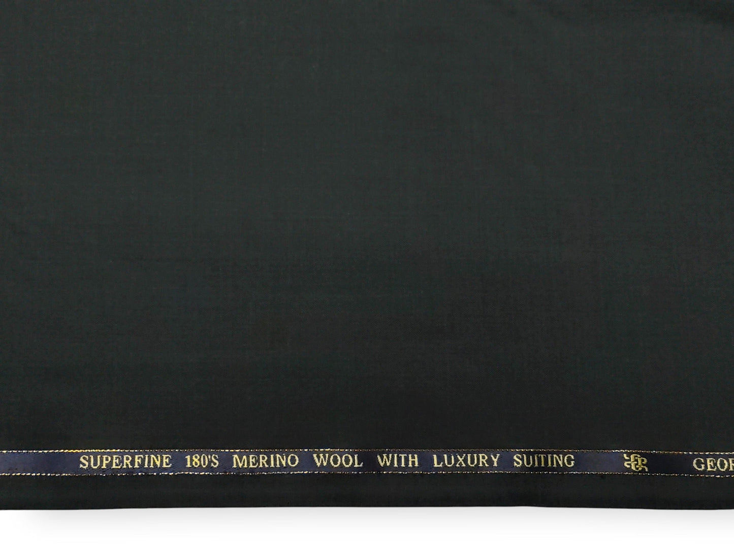 Georgia Gullini 50% Wool Super 180s Merino Wool Blend Suiting Fabric (Charcoal Grey, Plain Weave)