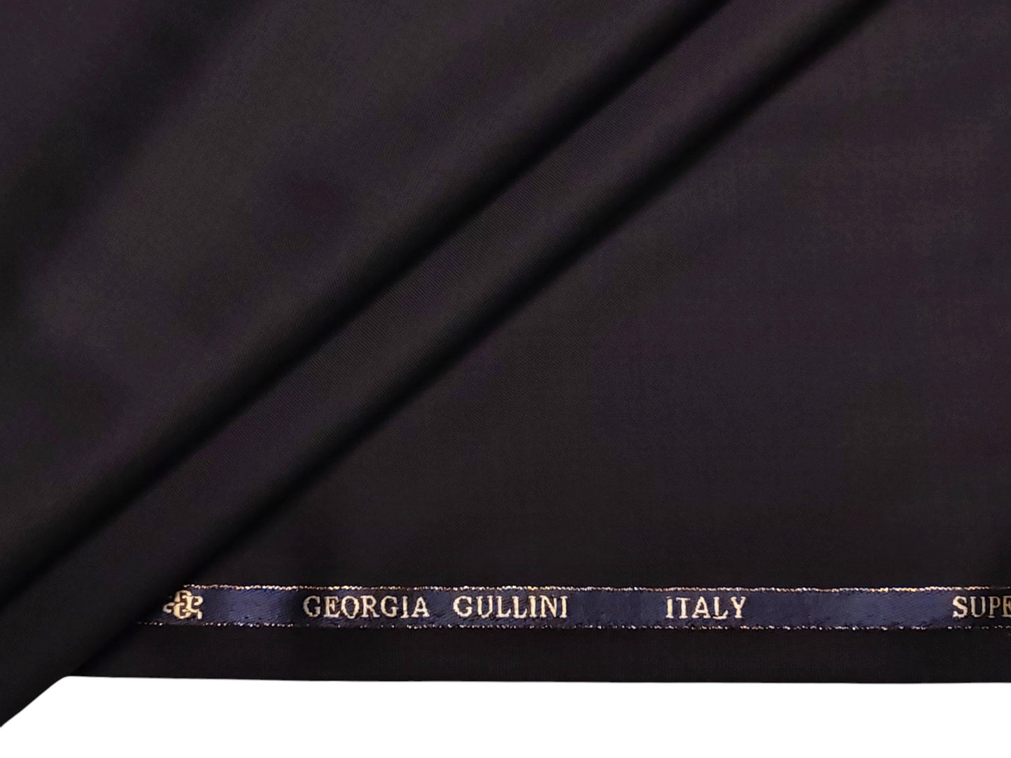 Georgia Gullini Super 160s Merino Wool Blend Suiting Fabric (Wine , Plain Weave)