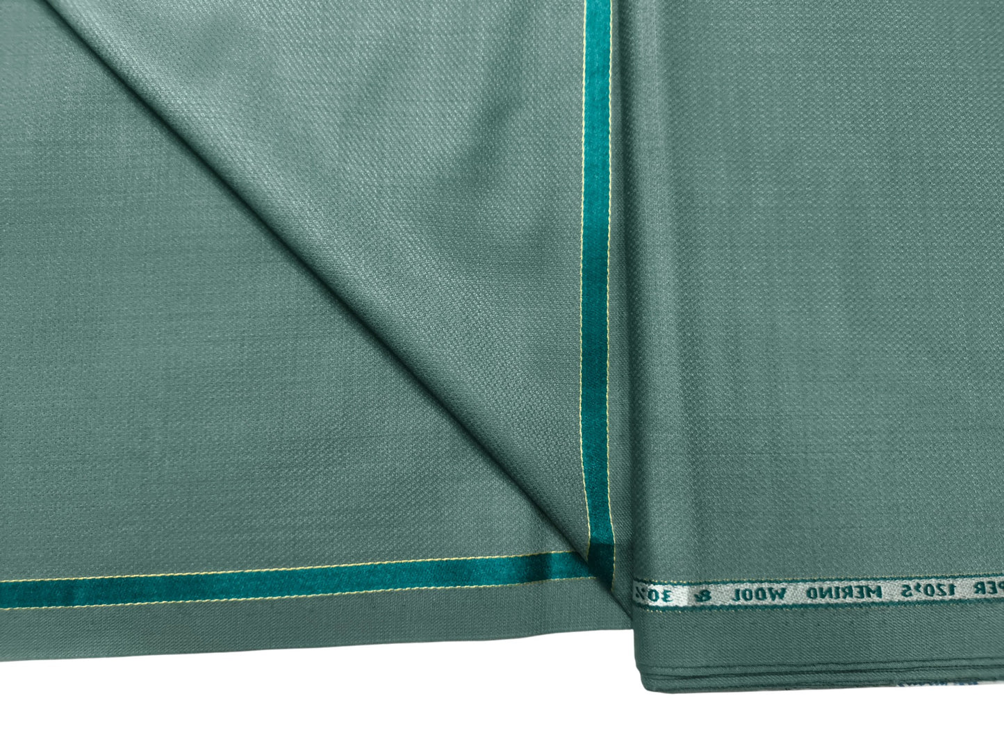 Raymond Luxolite 70% Wool Super 120s Suiting Fabric (Pastel Green, Patterned)