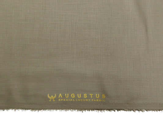 Augustus TR Blend Premium Suiting Fabric (Beige , Plain)