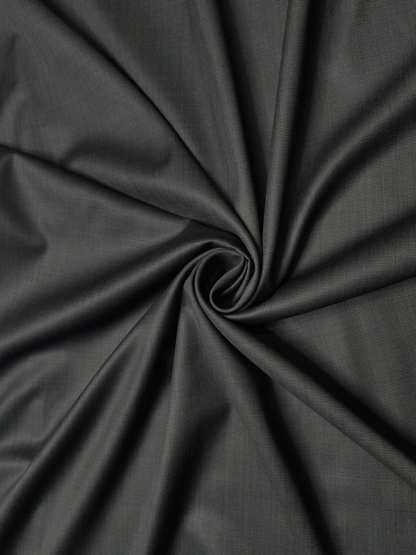 Raymond Markus Super 70s Merino Wool Blended Suiting Fabric (Grey, Plain Weave)