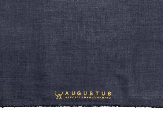 Augustus TR Blend Premium Suiting Fabric (Light Blueish Grey, Plain Weave)