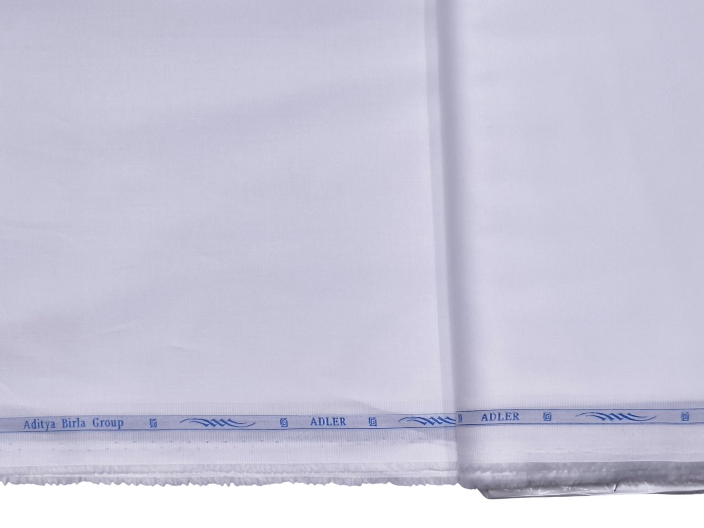 Grasim by Aditya Birla Group 100% Pure Cotton Premium Shirting Fabric (White, Plain)