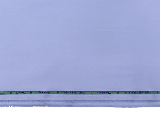 Grasim by Aditya Birla Group 100% Pure Cotton Premium Shirting Fabric (Sky Blue, Plain)