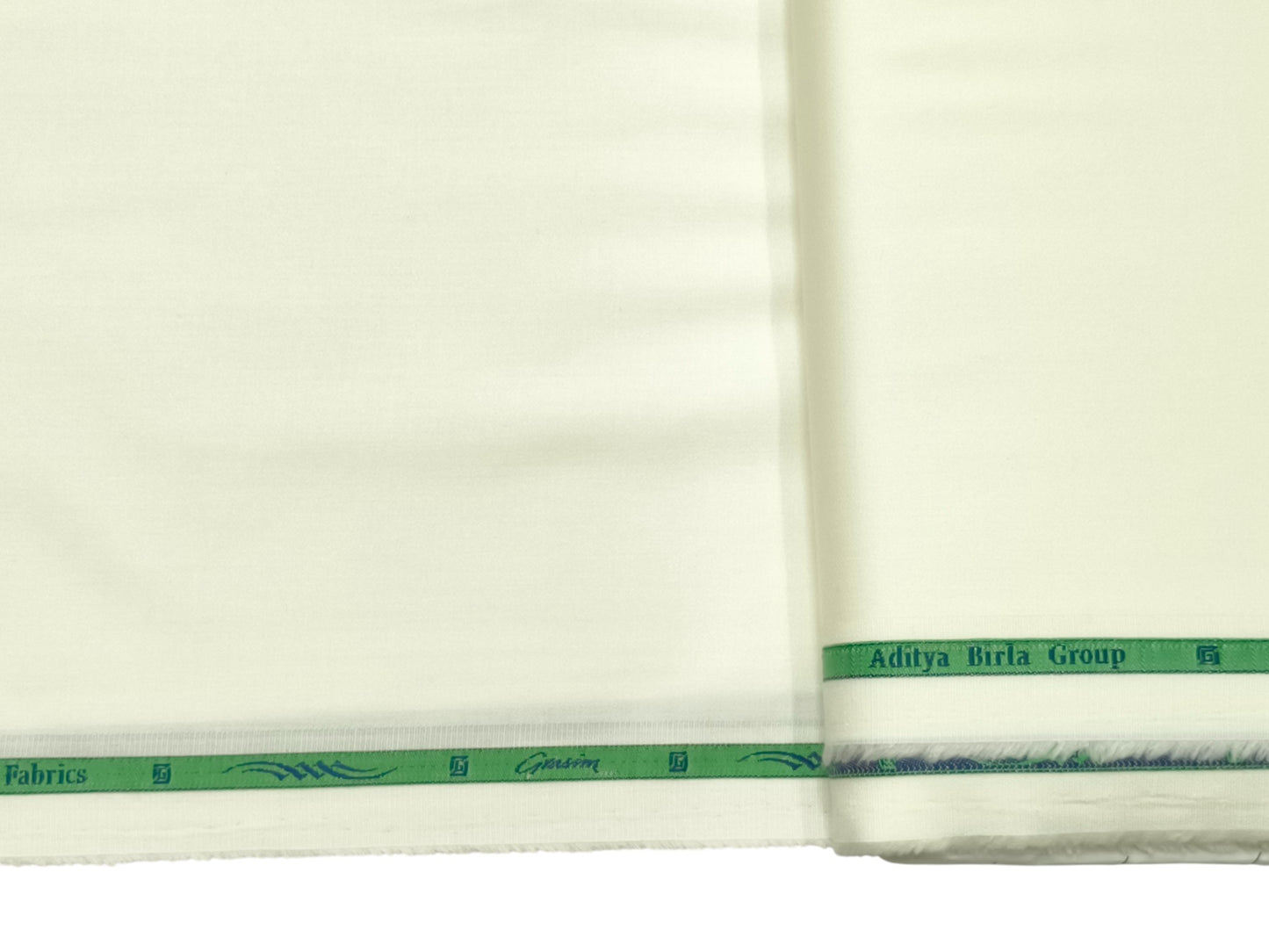 Grasim by Aditya Birla Group 100% Pure Cotton Premium Shirting Fabric (Cream, Plain)