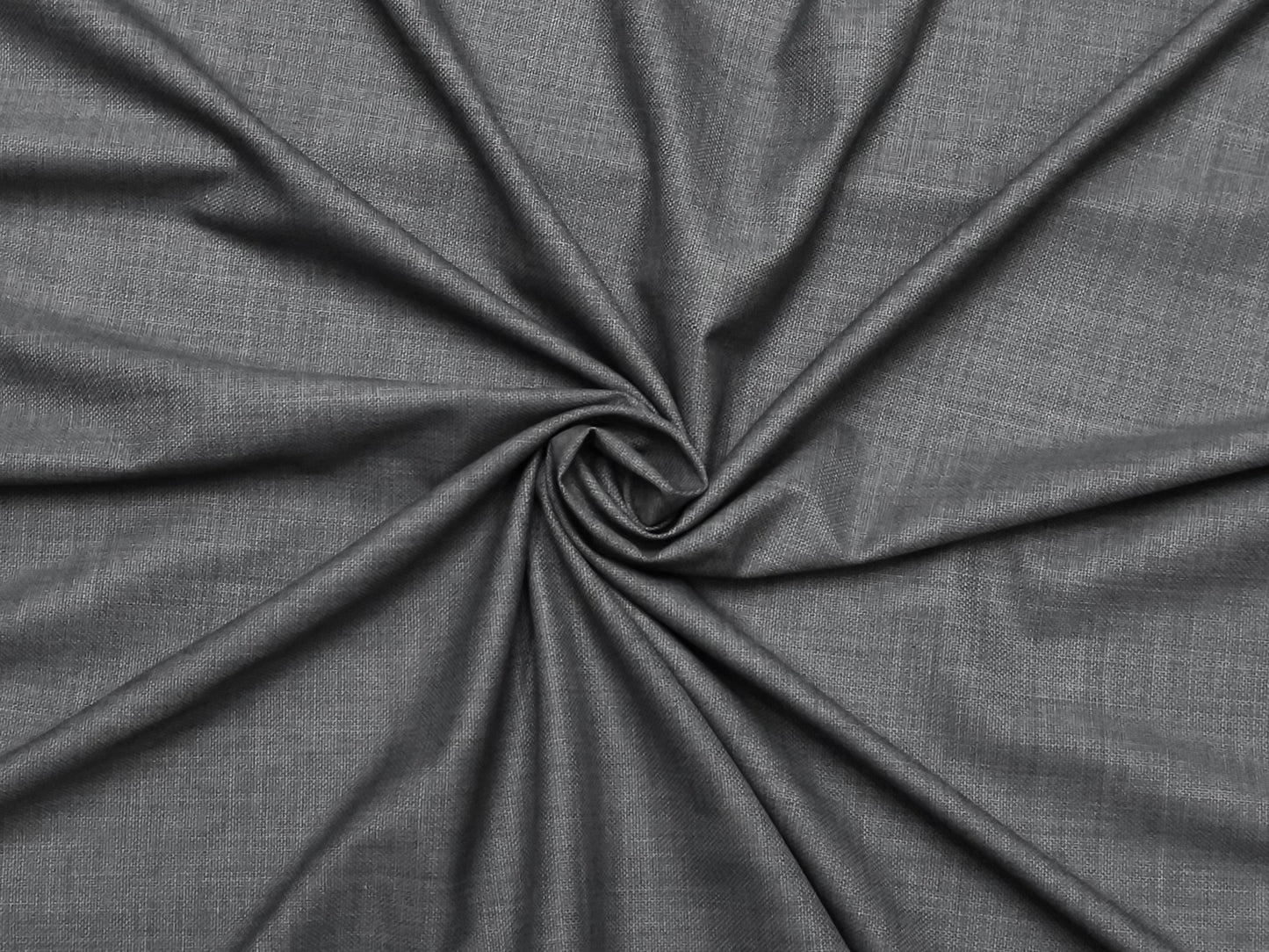 Raymond Super Luxe 60% Wool Super 160s Suiting Fabric (Grey Melange, Textured)