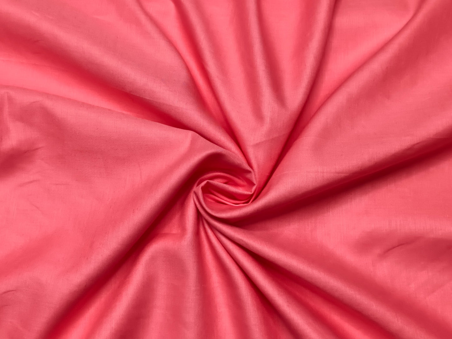 Raymond Cotton Linen Blended Shirting Fabric (Peach Pink, Plain)