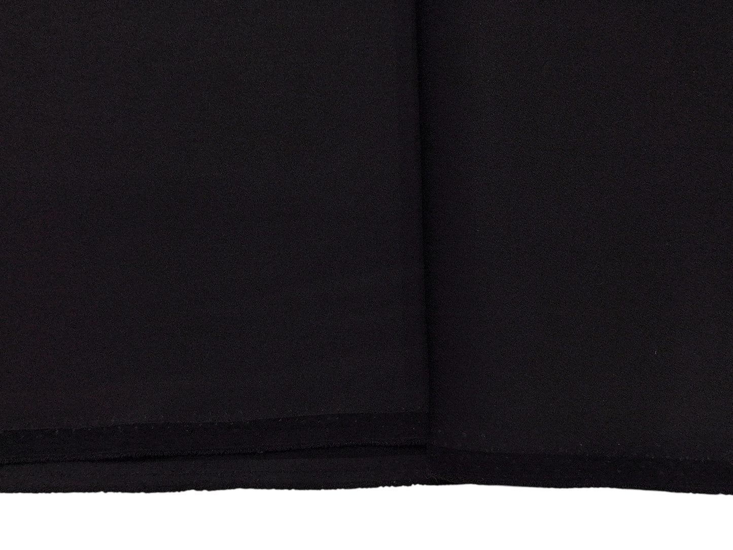 AD-LIN Imported Lachka Premium Suiting Fabric (Jet Black, Plain)