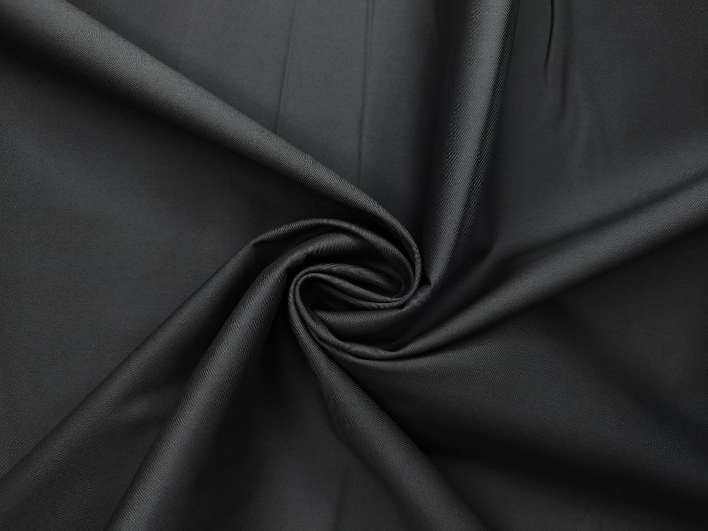 Arvind The Pheonix 100% Pure Cotton Premium Suiting Fabric (Charcoal Grey, Plain)