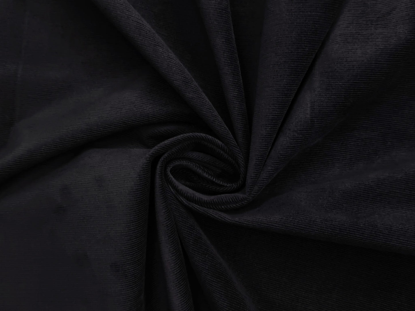 Arvind Corduroy Collection Stretchable Cotton Corduroy Suiting Fabric (Black, Corduroy)
