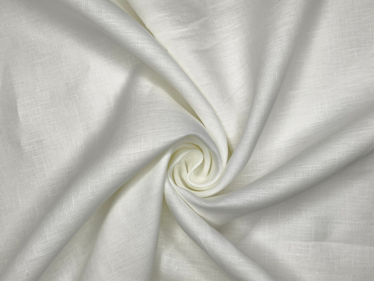 Raymond 100% Pure Linen Shirting Fabric (White, Plain)