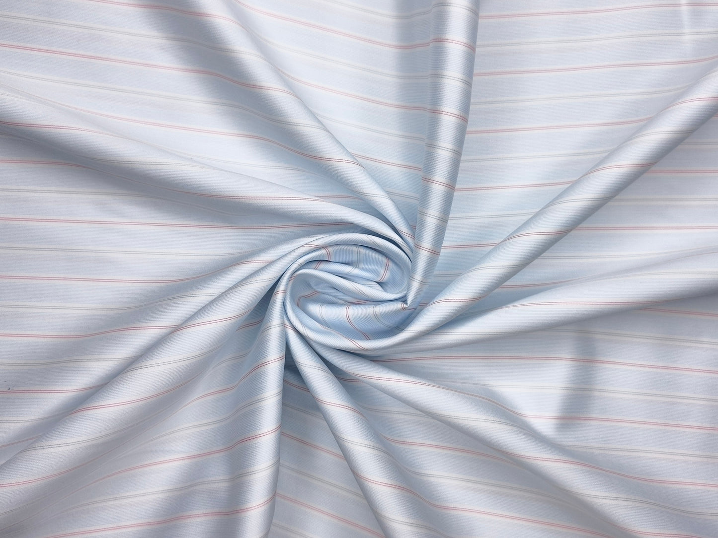 Vercelli Italy 2/140s Finest Supima Cotton Shirting Fabric (Blue, Multistripes)