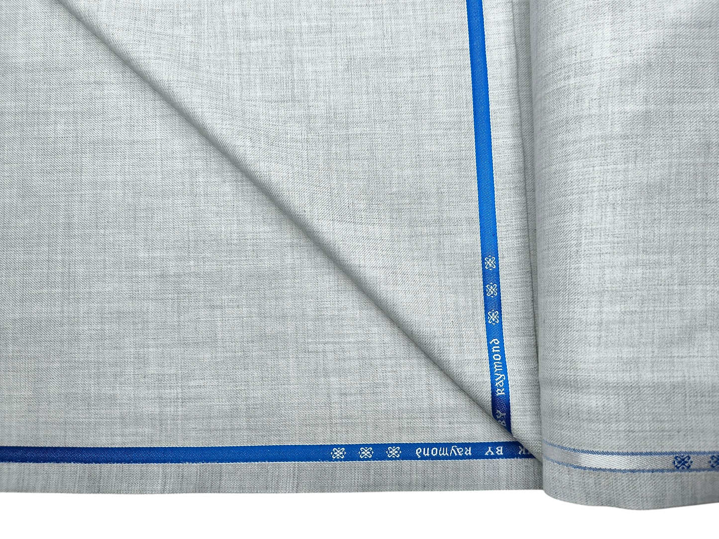 Raymond Zurik Polyester Viscose Blend Premium Suiting Fabric (Light Grey, Plain)