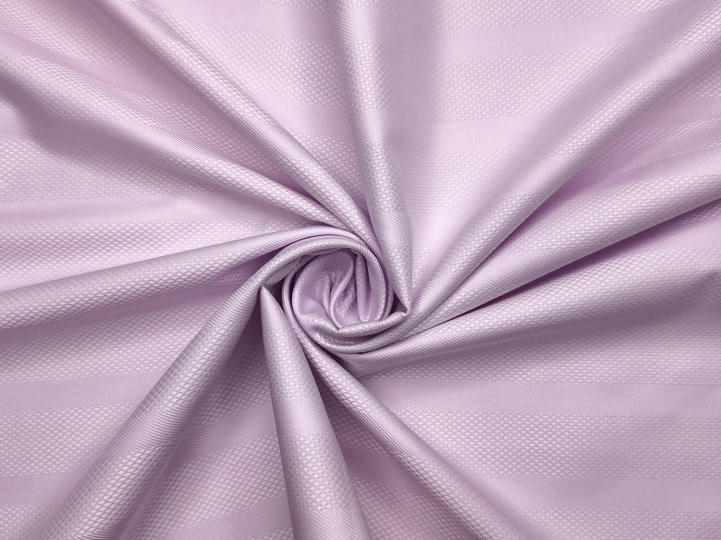Minister White 100% Premium Giza Cotton Shirting Fabric (Soft Lavender, Patterned Stripes)