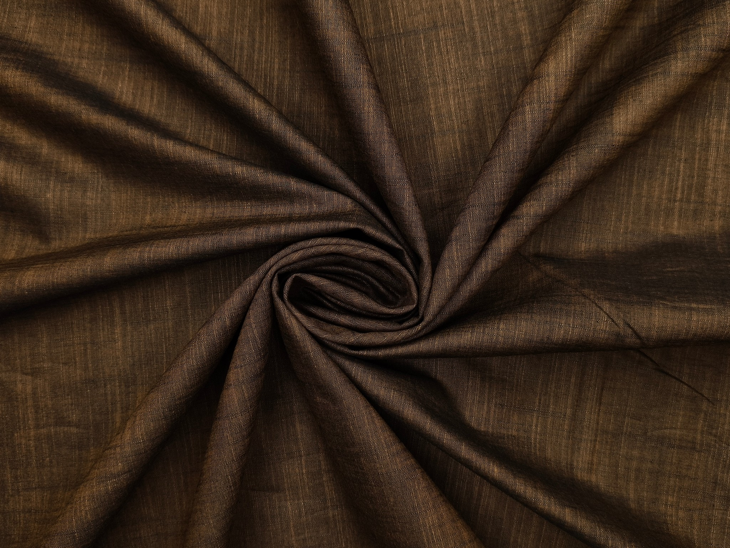 Arvind Tresca 100% Superfine Premium Cotton Shirting Fabric (Brown, Slub Design)