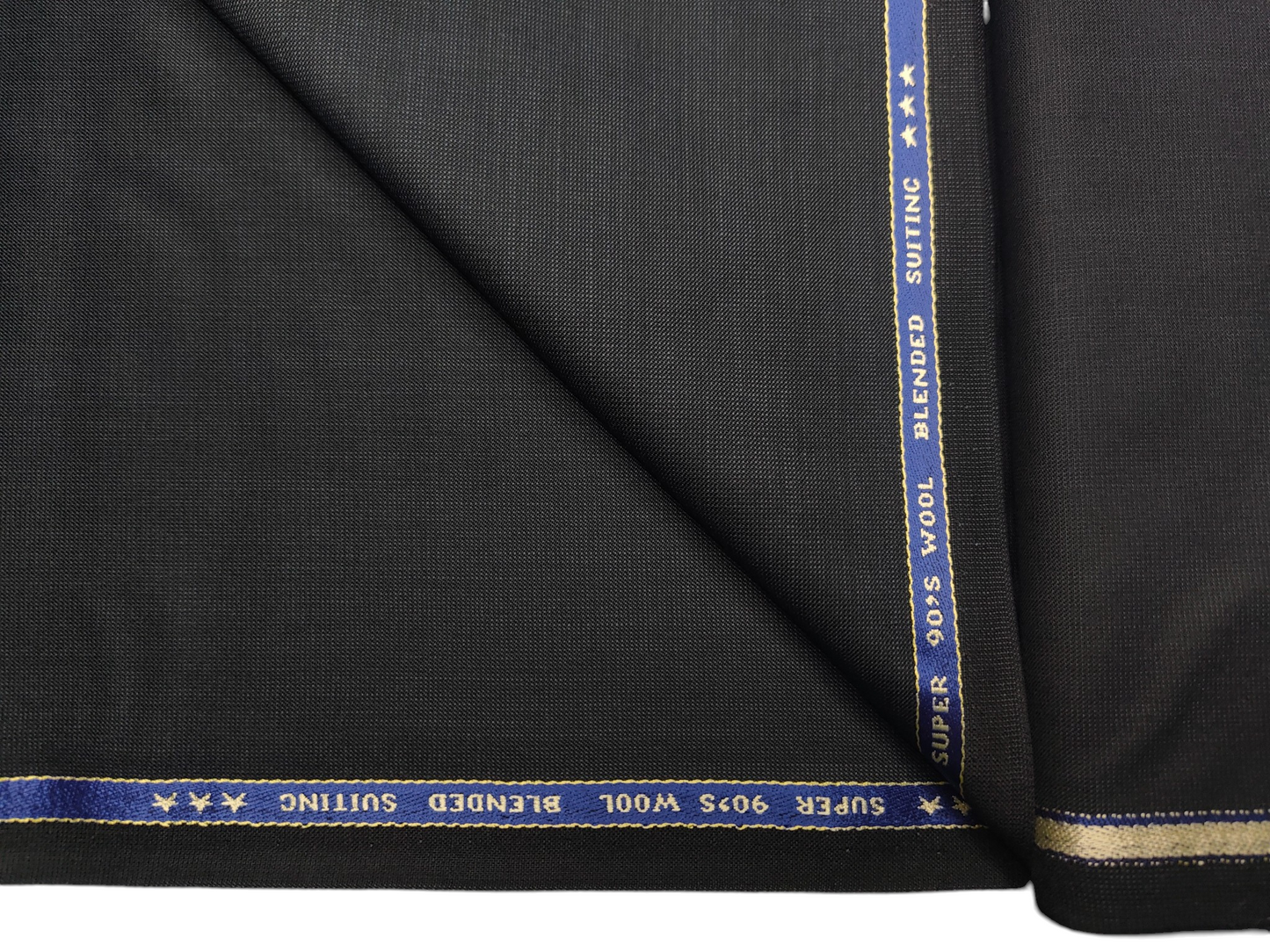 Raymond Sorix Super 90s Wool Blended Premium Suiting Fabric (Charcoal Grey, Twill Two Tone Weave)