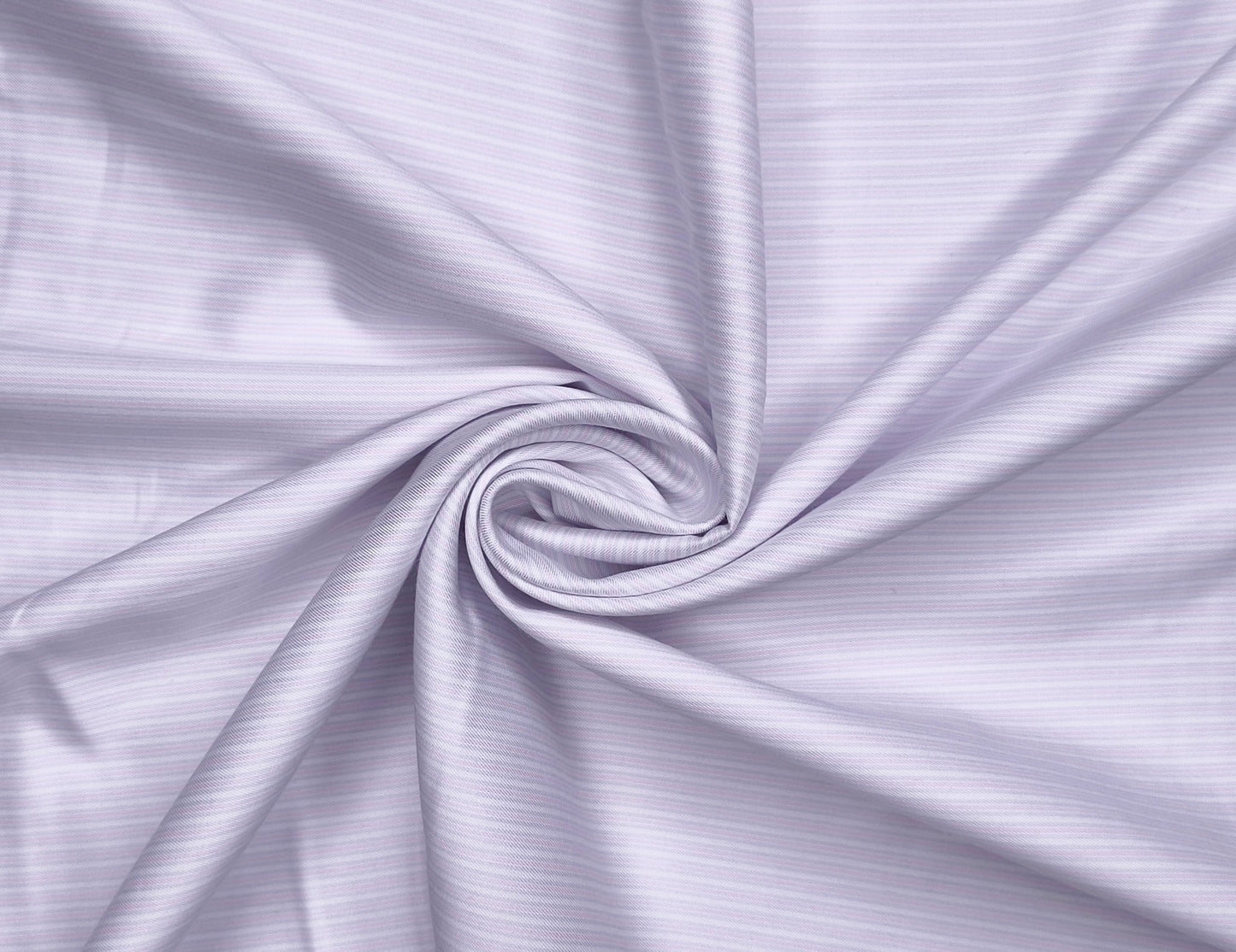 Vercelli Italy 2/100s Finest Supima Cotton Shirting Fabric (White & Pink, Stripes)