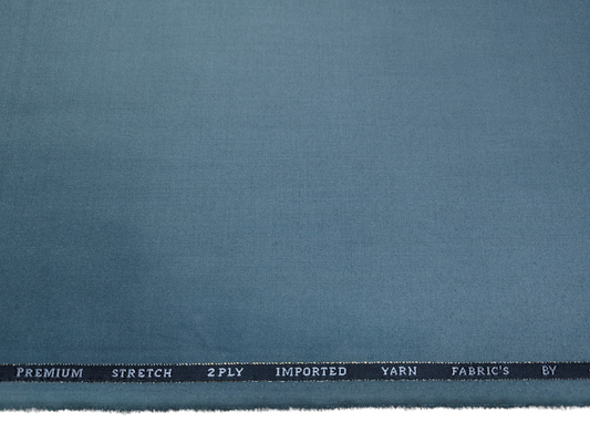 Canetti Italy Premium TR Stretched Suiting Fabric (Pastel Green, Plain)