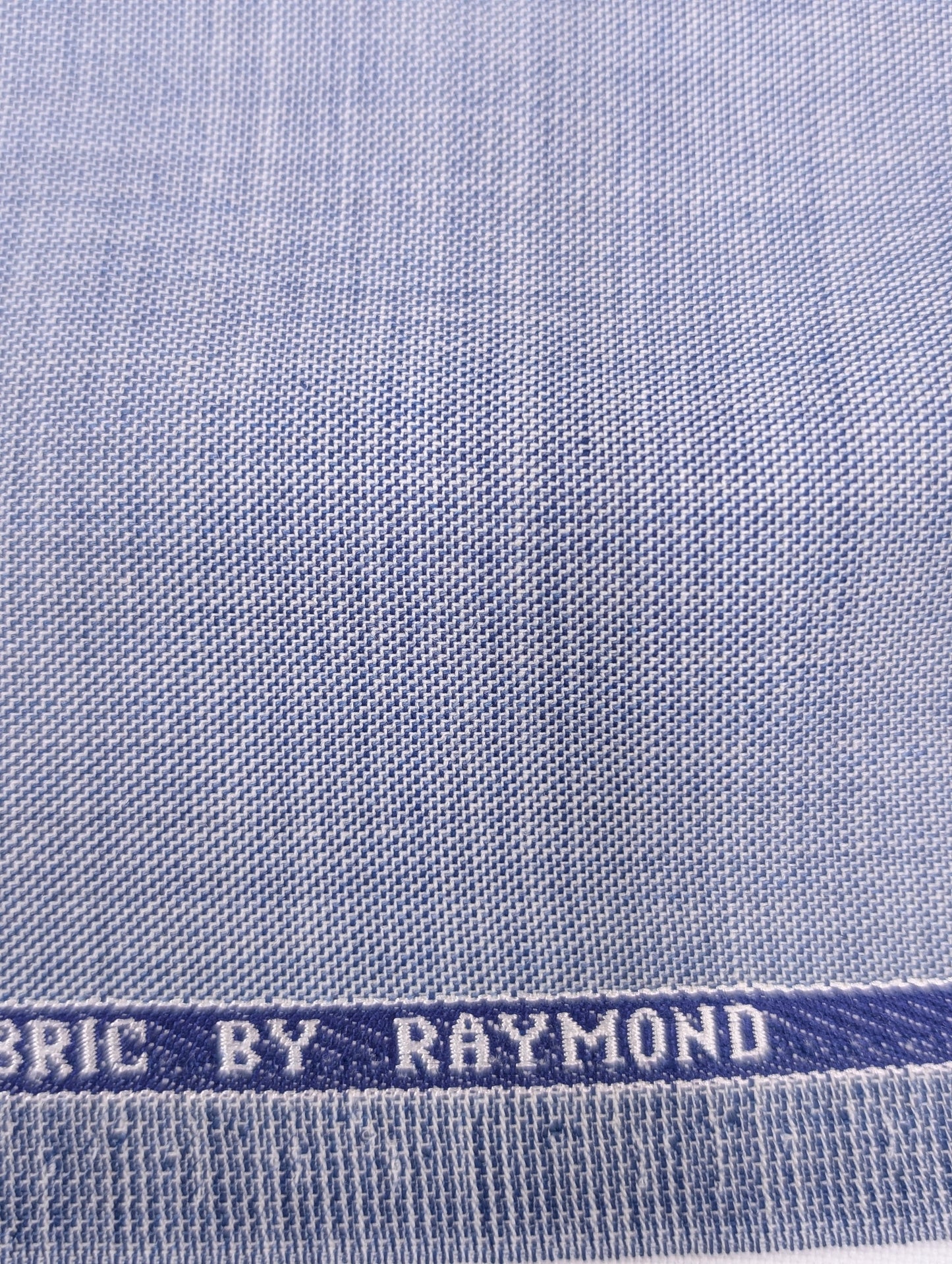 Raymond Wool Blend Self Design Unstitched Suiting Fabric (Blue Tone)