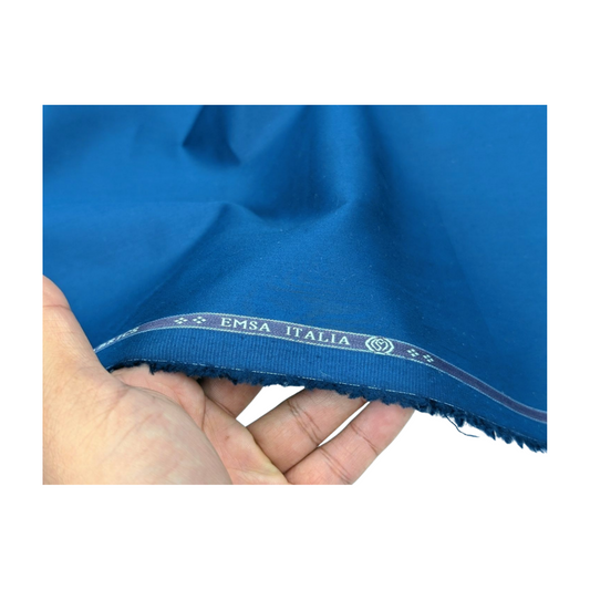 Giza Classé 100% Giza Cotton Shirting Fabric (Royal Blue)