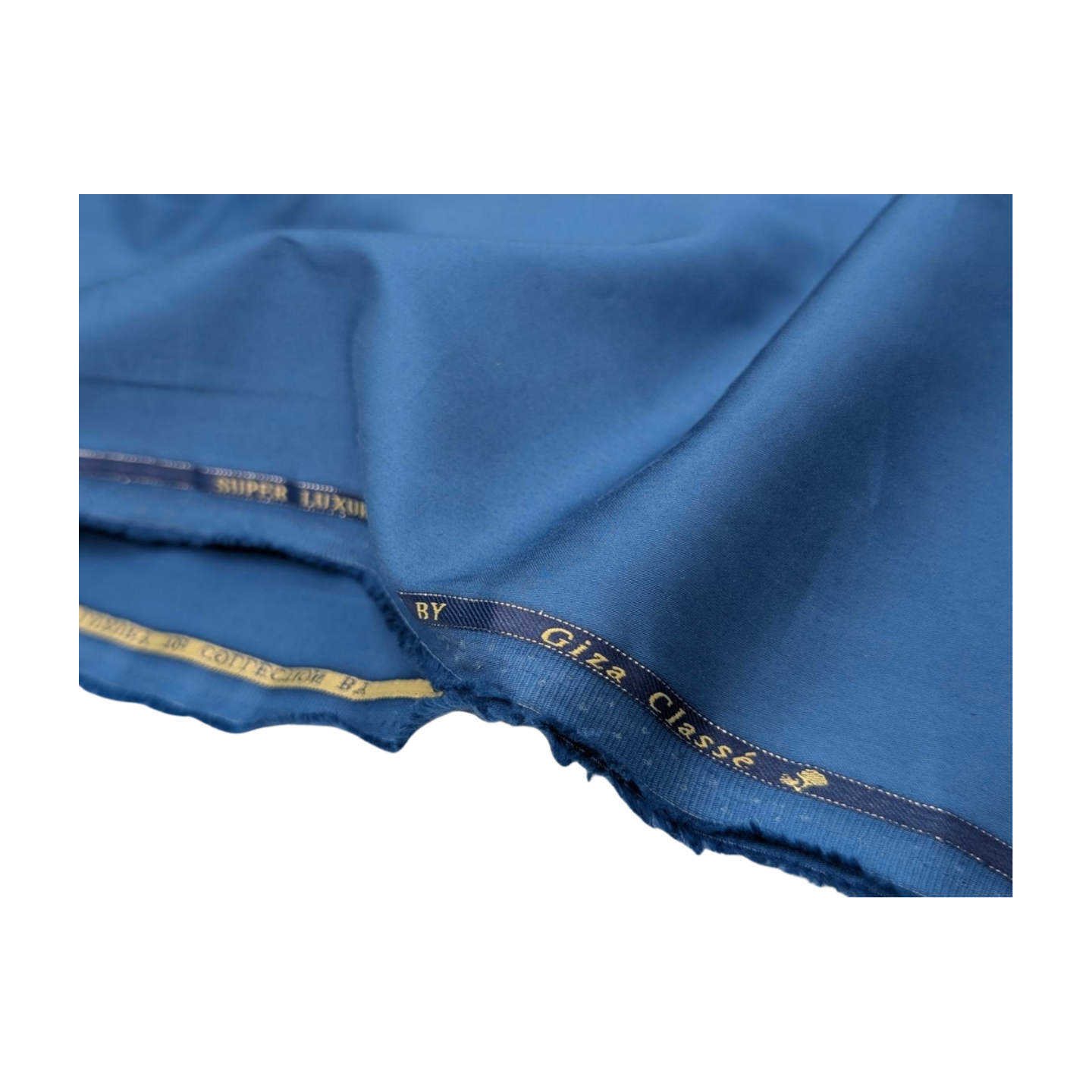 Giza Classé 100% Giza Cotton Shirting Fabric (Blue)