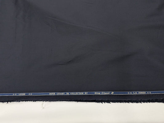Giza Classé 100% Giza Cotton Shirting Fabric (Navy Blue)