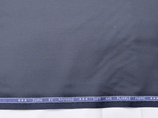 Raymond Polyester Viscose Unstitched Suiting Fabric (Blue)