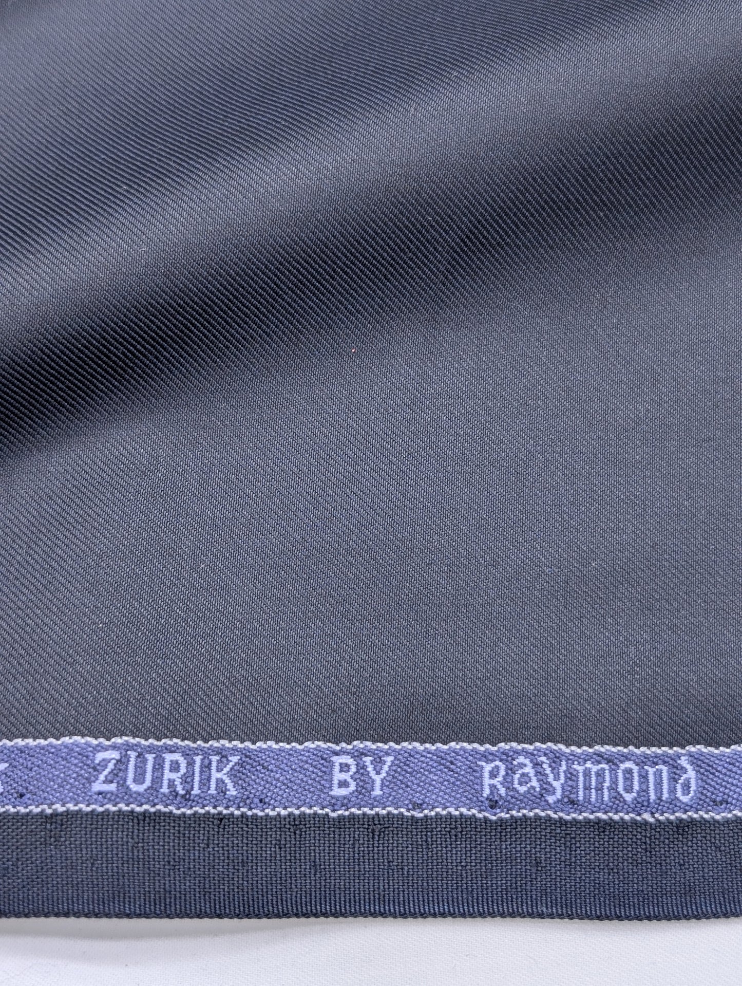 Raymond Polyester Viscose Unstitched Suiting Fabric (Blue)