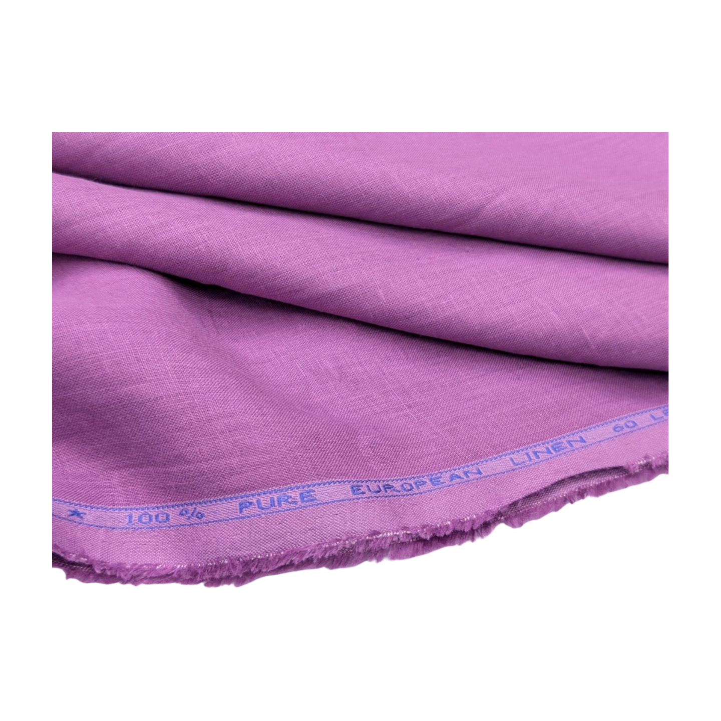 100% European Linen Shirt Fabric (Rich Mauve) - 60 LEA
