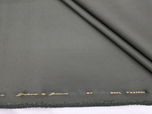 Dickens & Browne 100% Cotton Stretched Suiting Fabric (Bottle Green) (by Bombay Rayon)