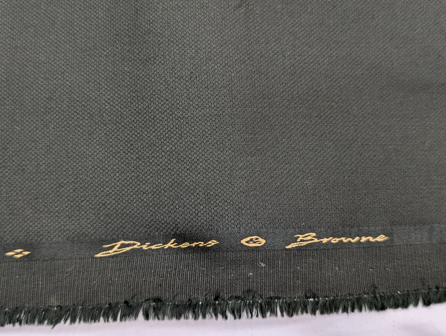 Dickens & Browne 100% Cotton Stretched Suiting Fabric (Bottle Green) (by Bombay Rayon)