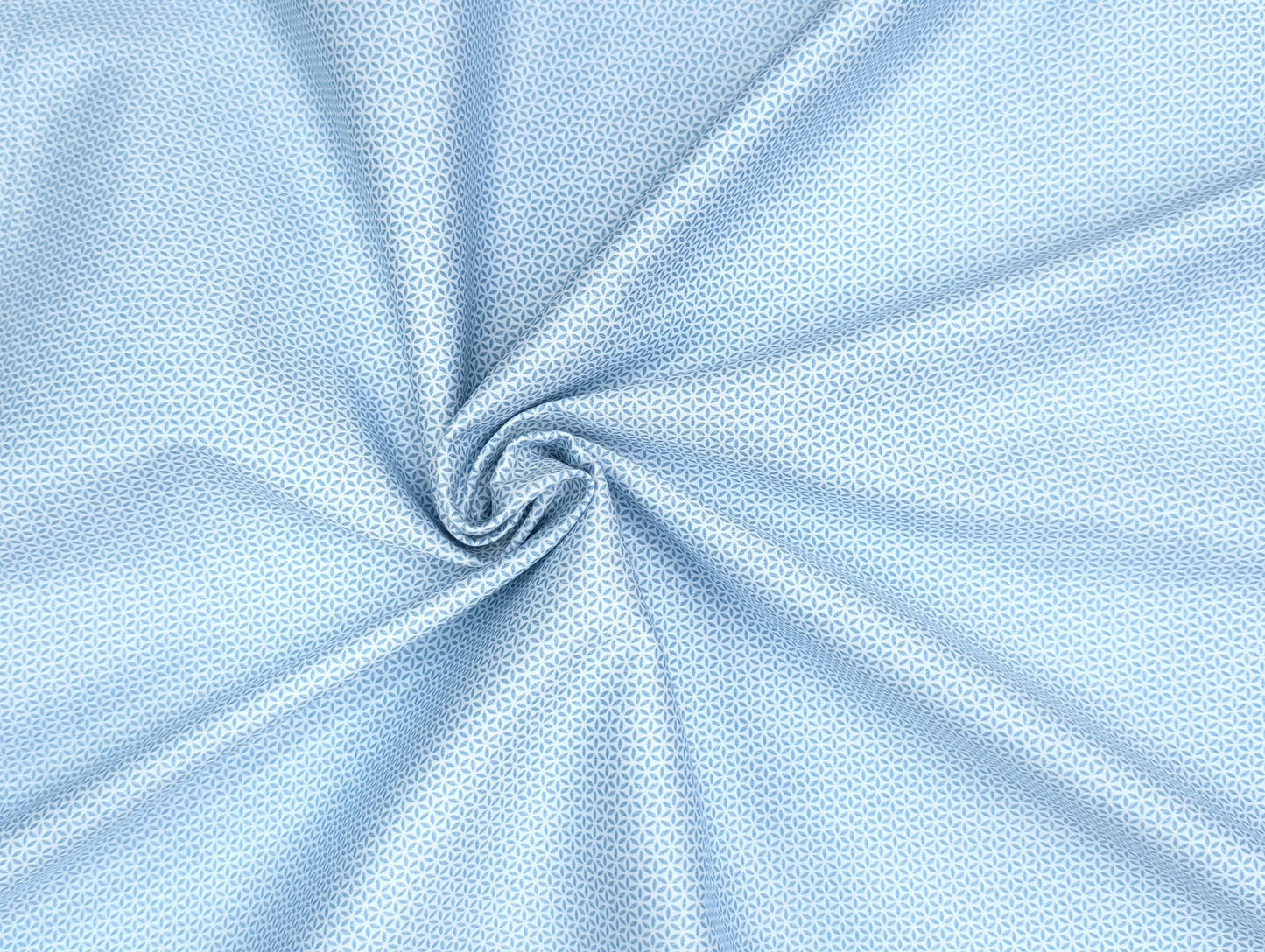 Siyaram's 100% Premium Cotton Printed Shirting Fabric (Light Blue)
