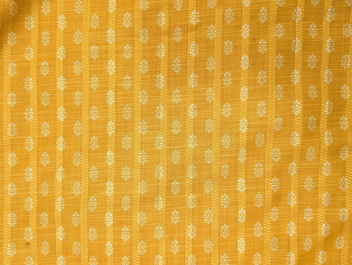 Augustus Cotton Blend Exclusive Printed Kurta Fabric (Yellow)