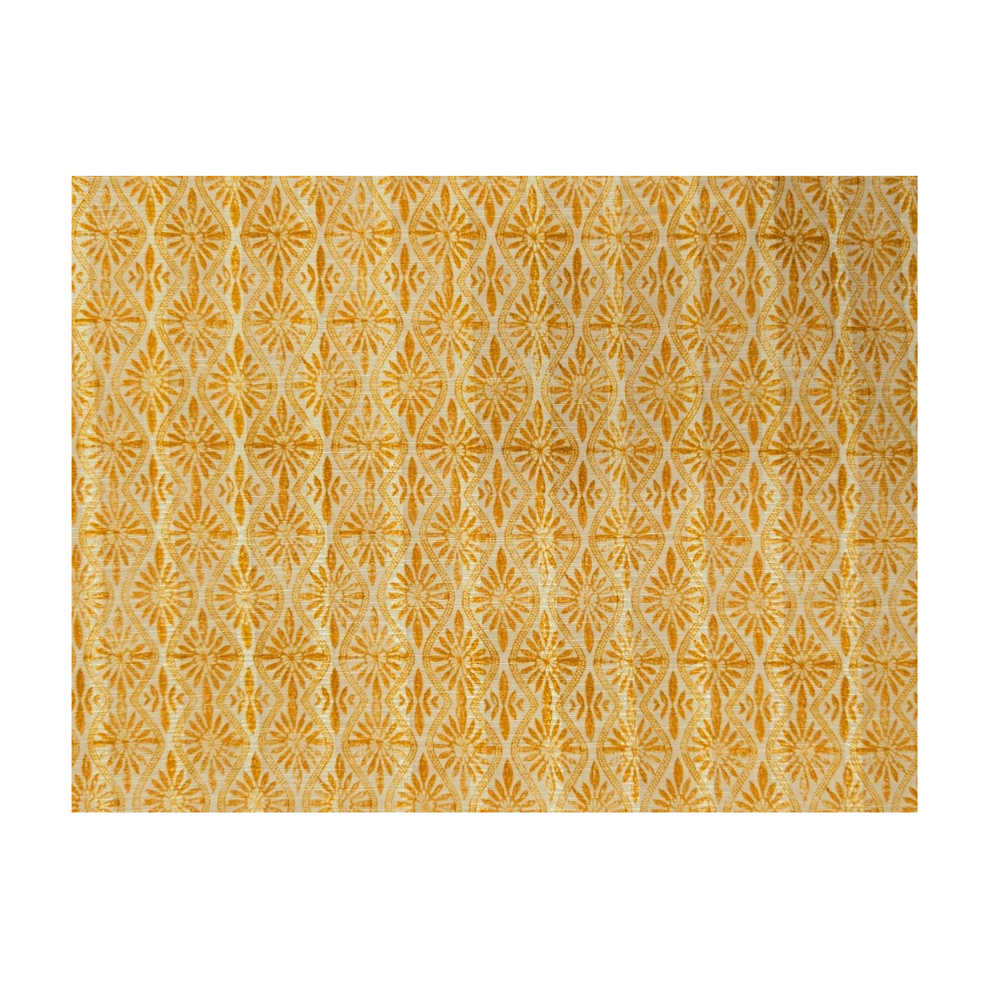 Augustus Cotton Blend Exclusive Printed Kurta Fabric (Yellow)