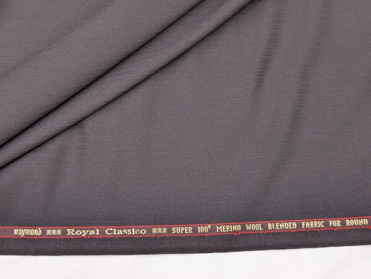Raymond Merino Wool Blend Super 100s Unstitched Suiting Fabric (Brown)