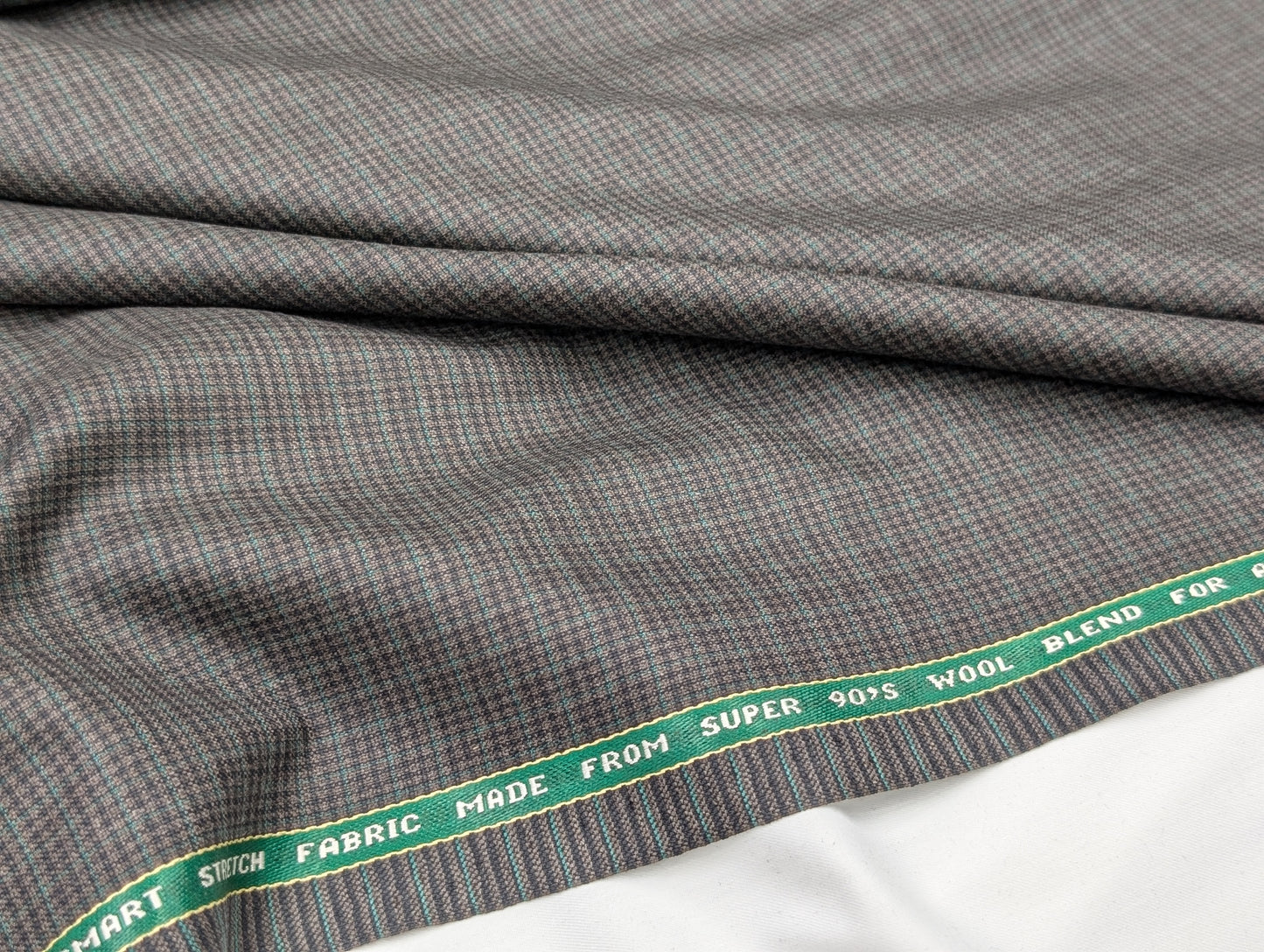 Raymond TechnoStretch Wool Blend Unstitched Checkered Suiting Fabric