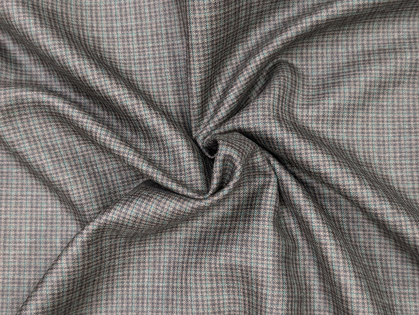 Raymond TechnoStretch Wool Blend Unstitched Checkered Suiting Fabric
