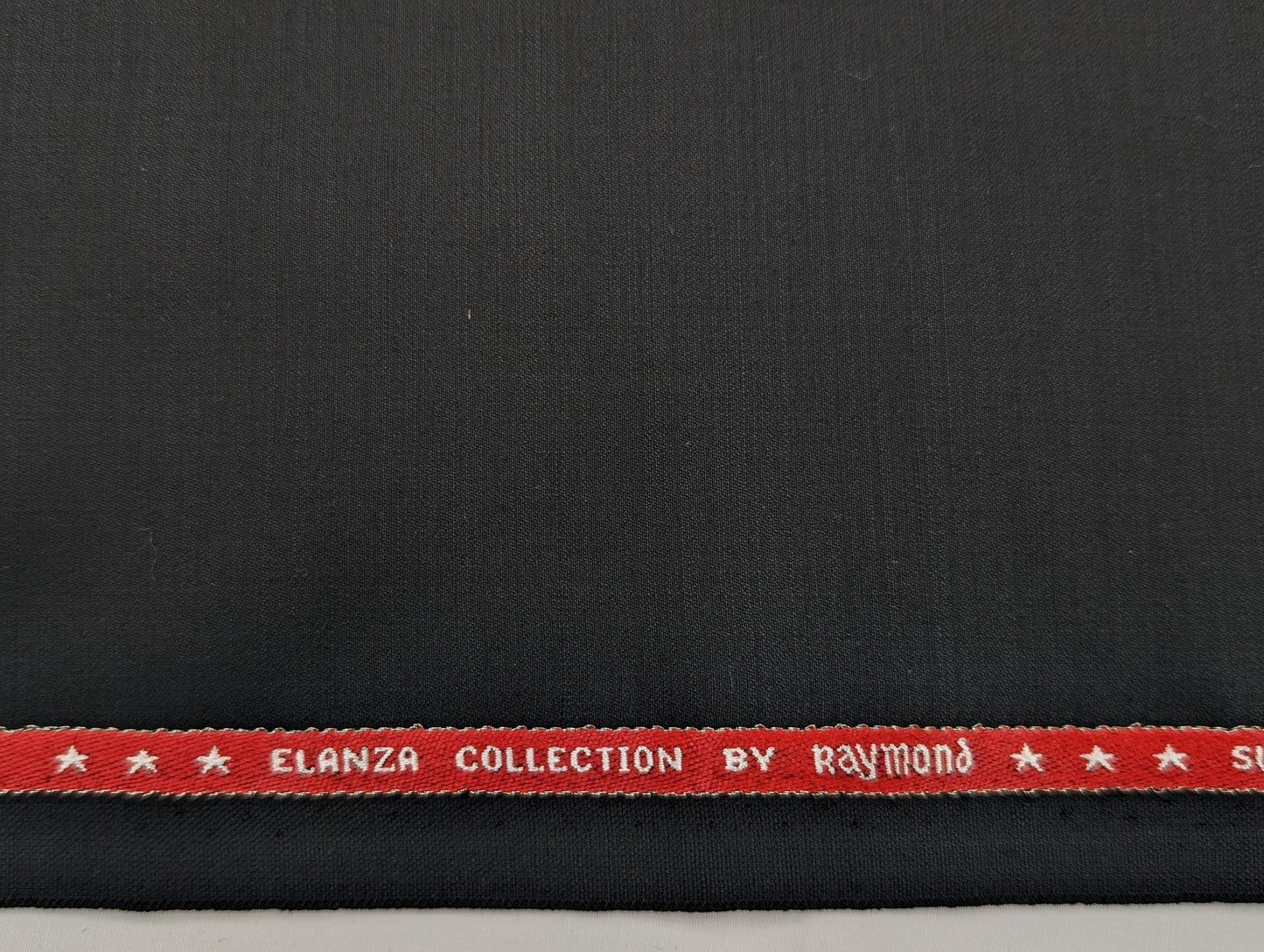 Raymond Elanza Collection Super 120’s Premium Suiting Fabric – Jet Black