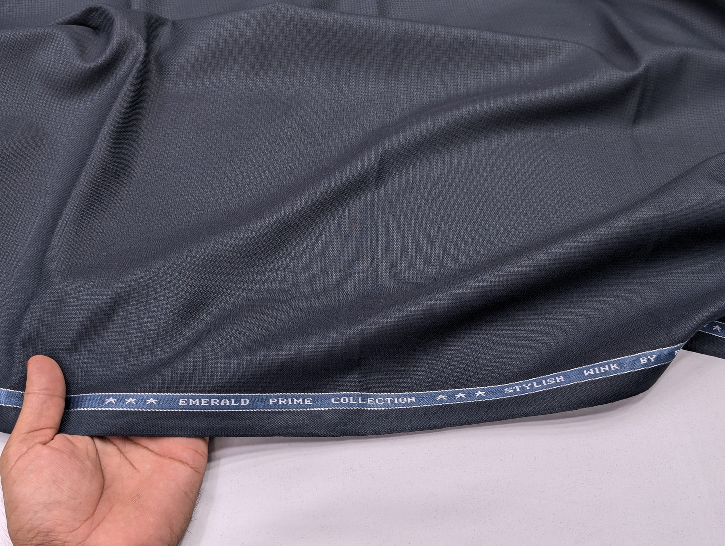 Raymond Stylish Wink Unstitched Suiting Fabric (Blue)