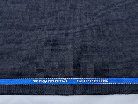 Raymond Sapphire Suiting Fabric (Navy Blue)