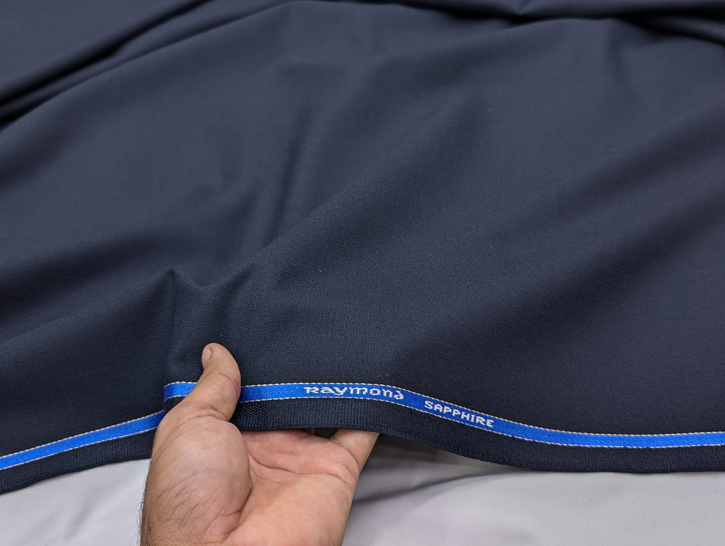 Raymond Sapphire Suiting Fabric (Navy Blue)