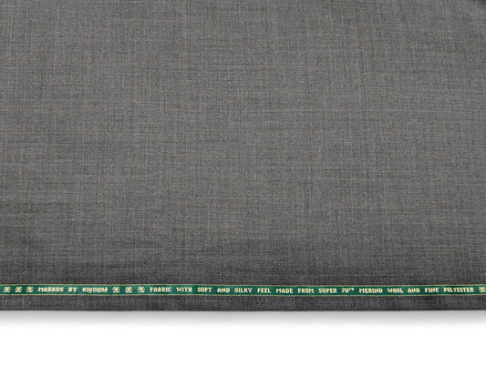 Raymond Super 70's Wool Blended Unstitched Suiting Fabric (Green)
